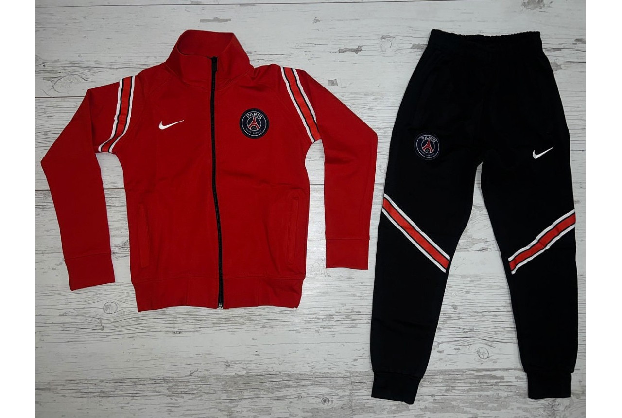 Детски футболен екип Paris Saint Germain червено с черно 7754